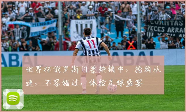 世界杯俄罗斯门票热销中，抢购从速，不容错过，体验足球盛宴